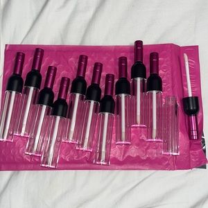 Wine Lip gloss bottles empty